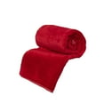 thumbnail image 3 of AuroraX Throw Blanket for Couch Cozy Red Plush Fuzzy Soft Blanket for Bed Washable 27"x39" Minimalist Throw, 3 of 4