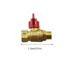 thumbnail image 5 of Matsuzay Válvula de bola de latón con mango giratorio, balcón, cocina, manguera de agua, conector roscado, interruptor, accesorios de ajuste de Type2 NO2 Matsuzay HA061936-04B, 5 of 6