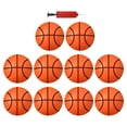 thumbnail image 1 of CRAFTHROU 3.9In Inflatable Basketball Toys Assorted Color for Kids Playtime and Childhood Fun 1Set 10Pcs 1Set Included, 1 of 8