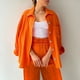 thumbnail image 2 of Conjunto de 2 piezas para mujer: pantalones anchos y blusa con cuello en V - Ropa informal con cintura elástica - Poliéster, S-XL, 2 of 5