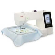 Janome Memory Craft 500E Limited Edition آلة تطريز محوسبة مع حزمة Hat Hoop