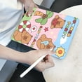 thumbnail image 4 of Tuohive iPad Case for Mini6 8.3in Auto Wake Sleep TPU Smart Stand Back Cover with Pencil Holder Cartoon Capybara, 4 of 9