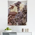 thumbnail image 1 of Chocolate Tapestry, Pile of Assorted Chocolate Bars Black and White Pieces with Hazelnut, Fabric Wall Hanging Decor for Bedroom Living Room Dorm, 5 Sizes, Dark Brown Brown Ivory, by Ambesonne, 1 of 1