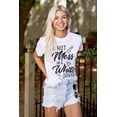 thumbnail image 3 of Hot Mess White Dress Bachelorette Women's Graphic T Shirt Tees Brisco Brands M, 3 of 5