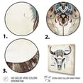 thumbnail image 3 of Designart "Brown And Cream Nomadic Imagination" Boho Feather Wall Decor, 3 of 5
