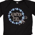 thumbnail image 4 of Inktastic Alaska Girl Forget-Me-Not Flower Girls Long Sleeve Baby Bodysuit, 4 of 5