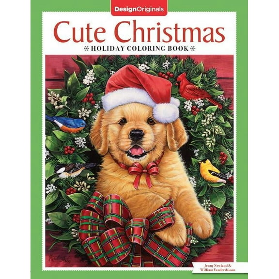 Cute Christmas Holiday Coloring Book, (Paperback)