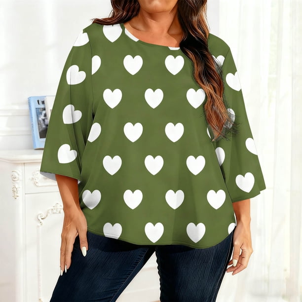 TaTaai Gradient Plus Size Long Sleeved T-shirt, Women's Round Neck Lightweight Top, All Seasons Garment, Casual Daily Party Dating Work Home Vacation Birthday Outfit, Hand Wash Gift