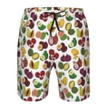 thumbnail image 4 of Naloa Colorful Fruits Men's Beach Shorts, Surfing shorts, Swim trunks, Quick Dry Swim Trunks for Surfing Beach Fun - Large, 4 of 9