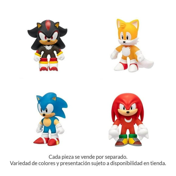 Figura Goo Jit Zu Glow Surge Sonic Varios Modelos 1 Pieza