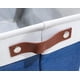 thumbnail image 3 of ZHAOCHENG Caja de almacenamiento plegable rectangular con cesta de almacenamiento de tela con costura de lino, caja de almacenamiento con asas de cuerda de algodón, caja de almacenamiento en forma de, 3 of 5