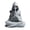 Grey, variant on Selrti 3D Printed Alien Meditation Statue, Zen Desk Decor Ornament, Cute Extraterrestrial Figurine for Home Office, Sci-Fi Gift