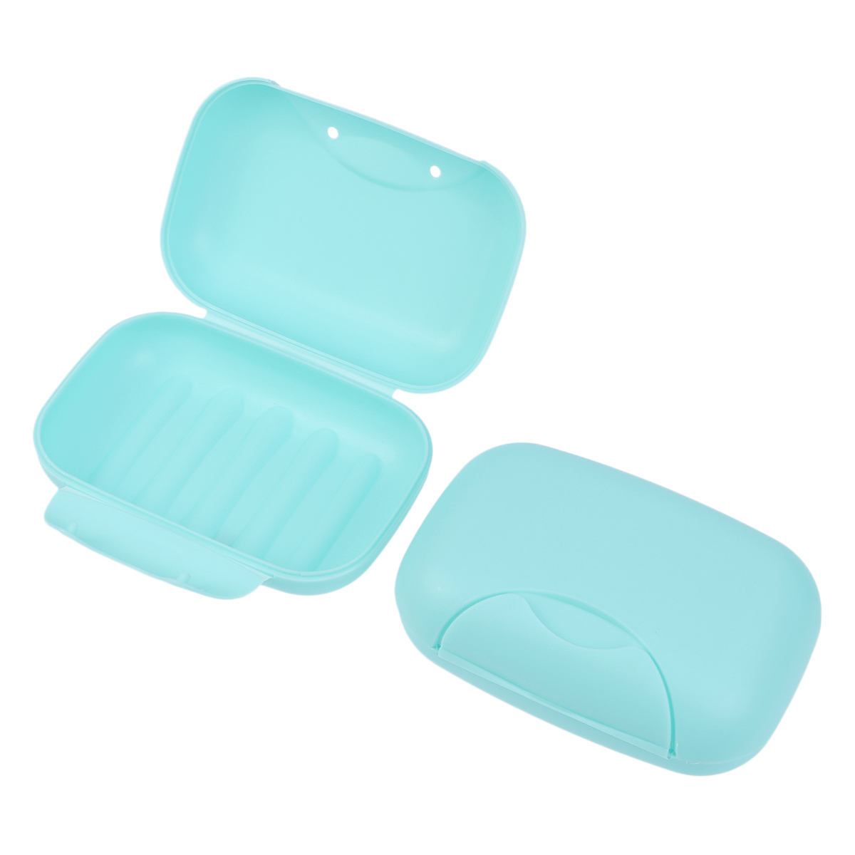 NUOLUX Soap Dish Shower Saver Holder Tray Box Plasticdrain Travel