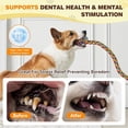 thumbnail image 3 of Interactive Dog Toys With Strong Gel Suction Cup Rope & Chew Dog Toys For Aggressive Chewers Tug Of War Dog Toy Suitable For Small Dogs Red White, 3 of 7