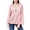 Pink - cmo, variant on Kensie Womens Satin Knit Blouse, Black, Small