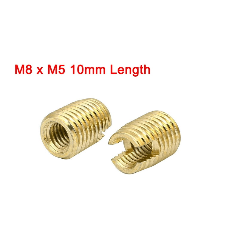 Metric Thread Insert for Wood, Brass #400-M3, M3 x .375