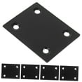 thumbnail image 5 of NICEXMAS 5Pcs Black Stainless Steel Flat Brackets for Wood Furniture Mending Plates with Corner Brace Design, 5 of 8