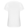 thumbnail image 6 of Womens Summer Petal Sleeve Tops Square Neck Solid Color Casual Office Work Blouses Loose Dressy Basic Tunics T Shirts, 6 of 6