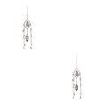 thumbnail image 1 of Advancent Crystal Suncatcher Colgante Rainbow Maker con marco de metal Decoración Wind Chime Adornos Ventana Interior Árbol de Navidad Type8 NO8, 1 of 6