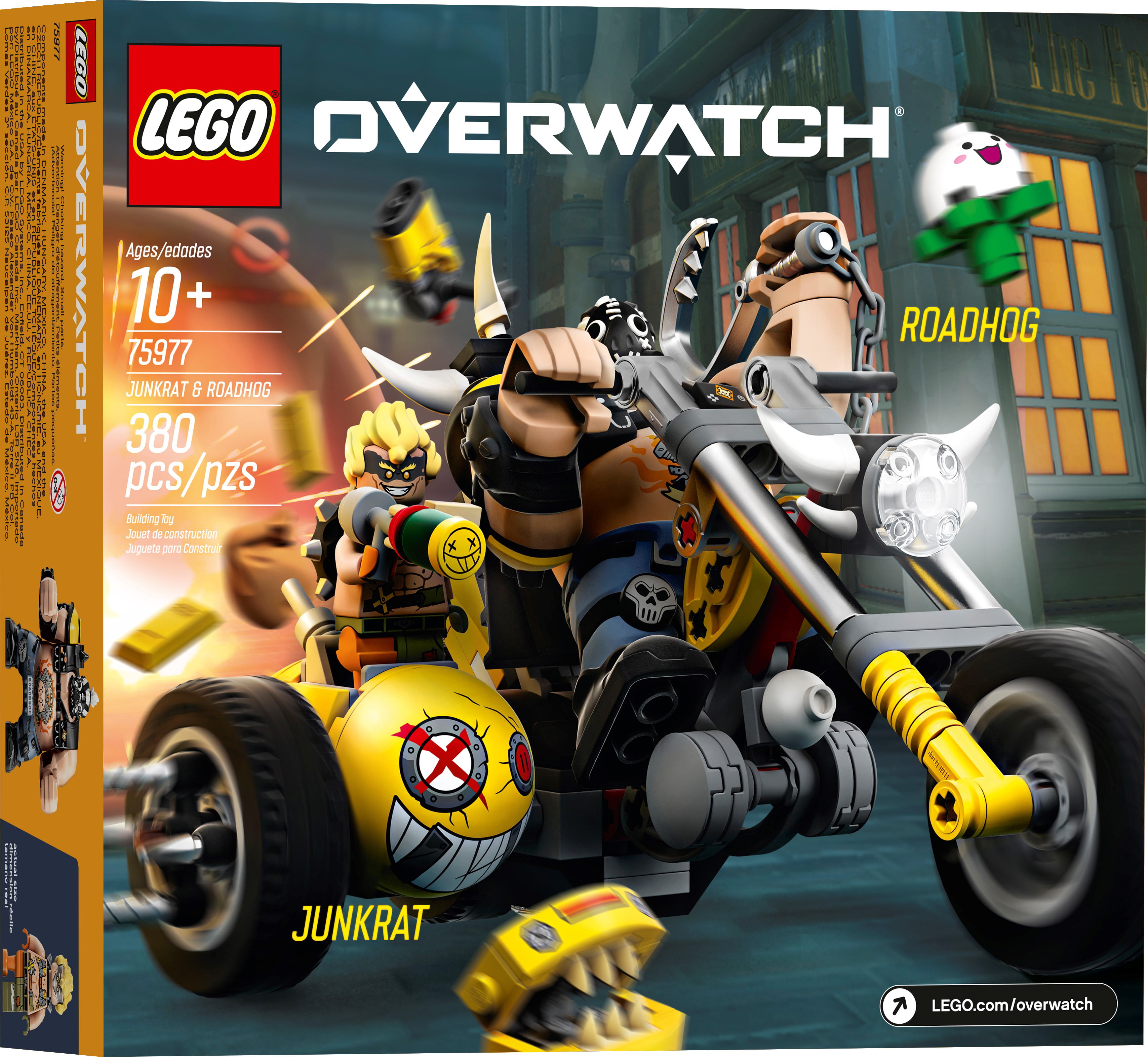 Horn tempo springe LEGO Overwatch Junkrat & Roadhog 75977 - Walmart.com