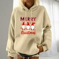 thumbnail image 2 of Merry Christmas Sweatshirt for Women Gnome Graphic Pullover Oversized Long Sleeve Hoodies Holiday Xmas Graphic Tops on Womens Sweatshirt, 2 of 6