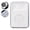 White 1, variant on Coin Slab Display Holders, Clear Acrylic Collectors Coin Protectors Storage Cases, Four-Point Fixation Collection Boxes for Storing Displaying Old Coins Currency Medals