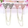 thumbnail image 3 of Pin de cuello de triangular hueco vintage 2 piezas, 3 of 6