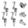 thumbnail image 2 of 12pcs Picture Rail Hanger Professional Wire Rope Hooks Picture Display Hanger Hooks, 2 of 4
