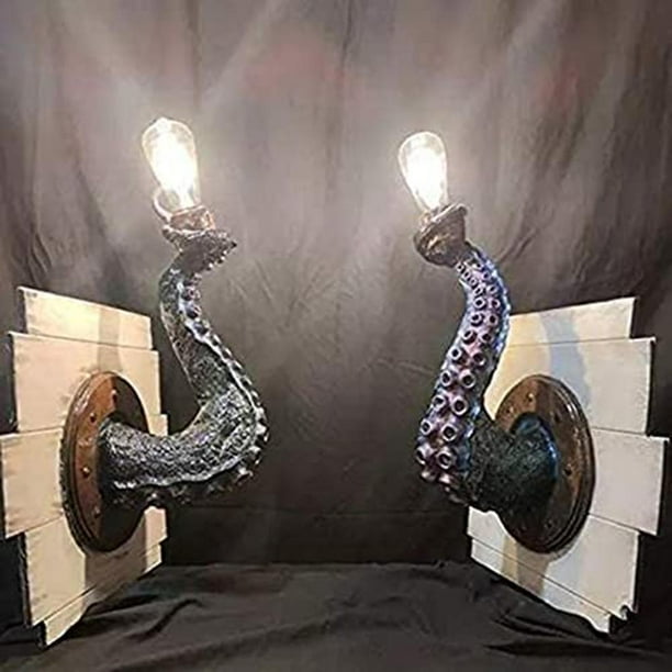 Resin Wall Lamps Wall Sconce Light Octopus Tentacle Shape For