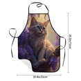 thumbnail image 2 of Sikiie Purple Flower Lazy Cat Aprons for Kitchen Cooking Aprons, Chef Apron for Men Women Chef, 2 of 7