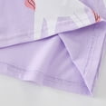 thumbnail image 5 of NIEWTR Toddler Baby Girl Spring Clothes Kids T-Shirts Cotton Short Sleeves Tees Summer Top Children Unisex Girls for 6 12 18 24 Month 3T 4T 5T 6T(Purple,7-8 Years), 5 of 7