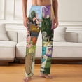 thumbnail image 2 of Amazing World of Gumball Men Pajama Pants Bottoms Lounge Pants Elastic Waist Loose Soft Sleepwear PJ Bottoms Trousers, 2 of 7