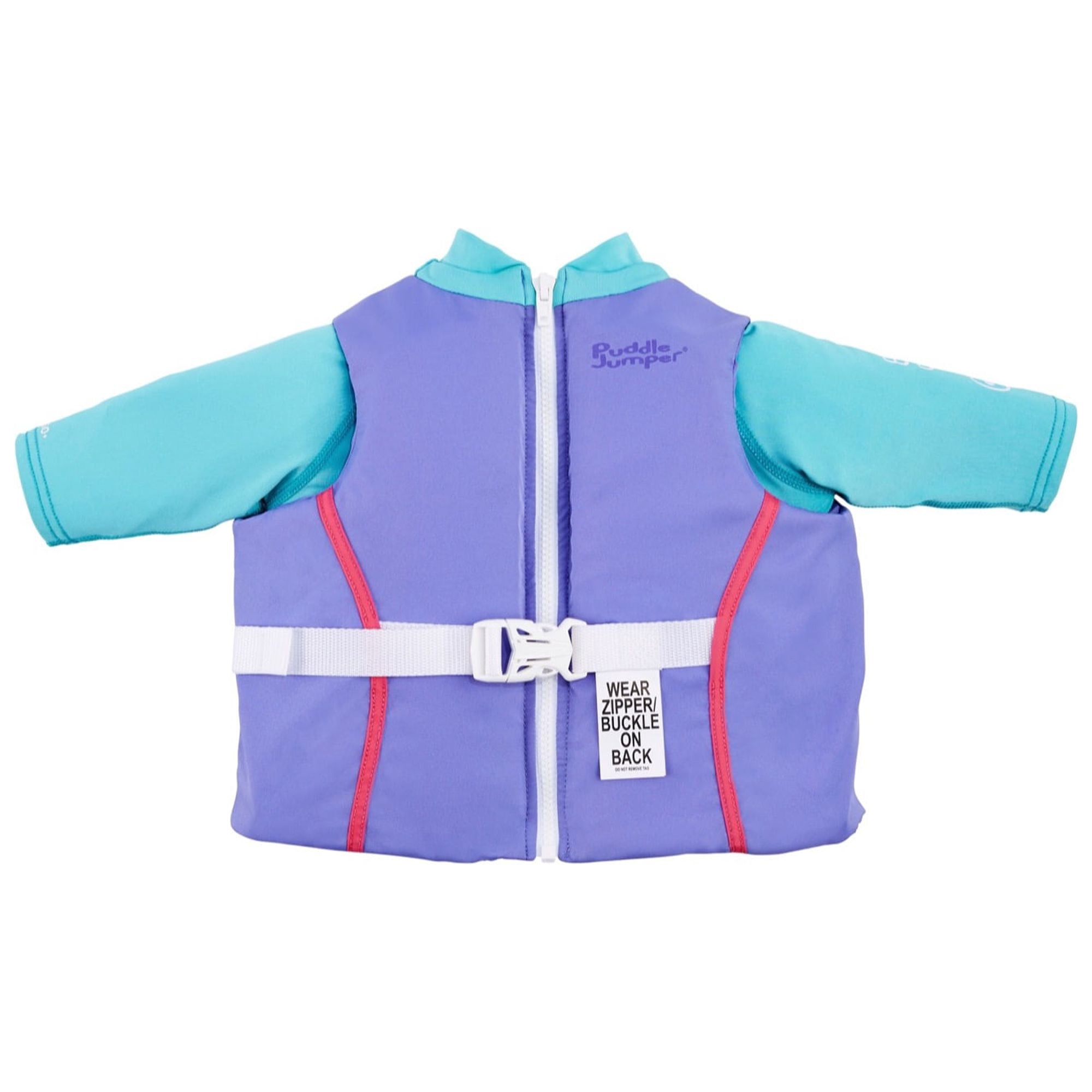 Puddle Jumper Unisex 2-in-1 Life Vest with Rash Guard for Children 33-55 Pounds, Mermaid