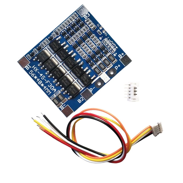 pitrice Battery Protection Board Power Balancer Protector Boards Guard Replacement Part Repairing Maintenance Accessory Massager Blue 3.2V