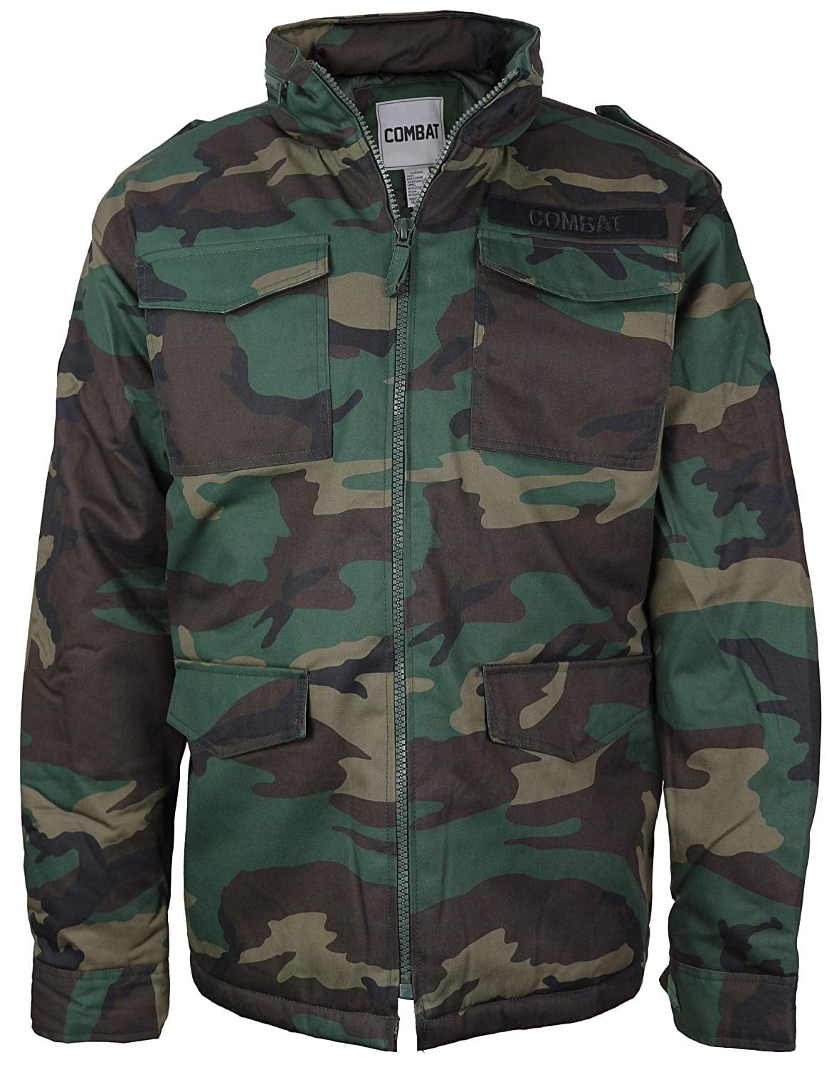 MILITARY MULTI POCKET VEST FISHING HUNTING OUTDOOR WAISTCOAT WOODLAND CAMO S-3XL