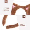 thumbnail image 4 of WRITWAA Bandeau Oreilles de Chien Design Mignon Accessoire de Costume Animal pour Occasions Amusantes, 4 of 7