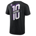 thumbnail image 3 of Men's Domantas Sabonis Black Sacramento Kings Full-Court Press Name & Number T-Shirt, 3 of 3