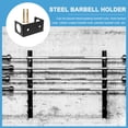 thumbnail image 4 of WEUVEB Wall Rack for Barbell Steel Black Sleek Exterior 1Pack, 4 of 7