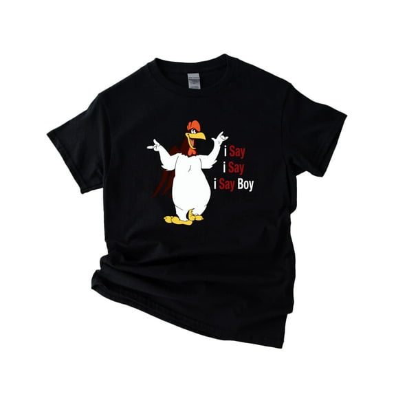 Foghorn Leghorn I Say, I Say Boy! Old School Cartoon Rooster Unisex T-Shirt, up to 5XL
