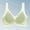 004Green, variant on Women's Seamless Bra Wide Straps Full Coverage Supportive Sexy Bralette Soft Push-Up Soft Wavy Edge Everyday Bras