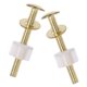 thumbnail image 5 of Raindrops 2Ud Accesorios Para Asiento De Inodoro Con Tornillos Metálicos Resistente Para Uso Doméstico, 5 of 8