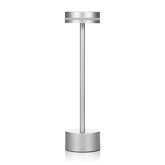 Neoglint LED Cordless Table Lamp Metal Bedside Nightstand Lamp Touch Control Stepless Dimmable 3 Light Colors 4000mAh Rechargeable Desk Lamp Night Light for Bedroom Dining Room Bar Restaurant Coffee