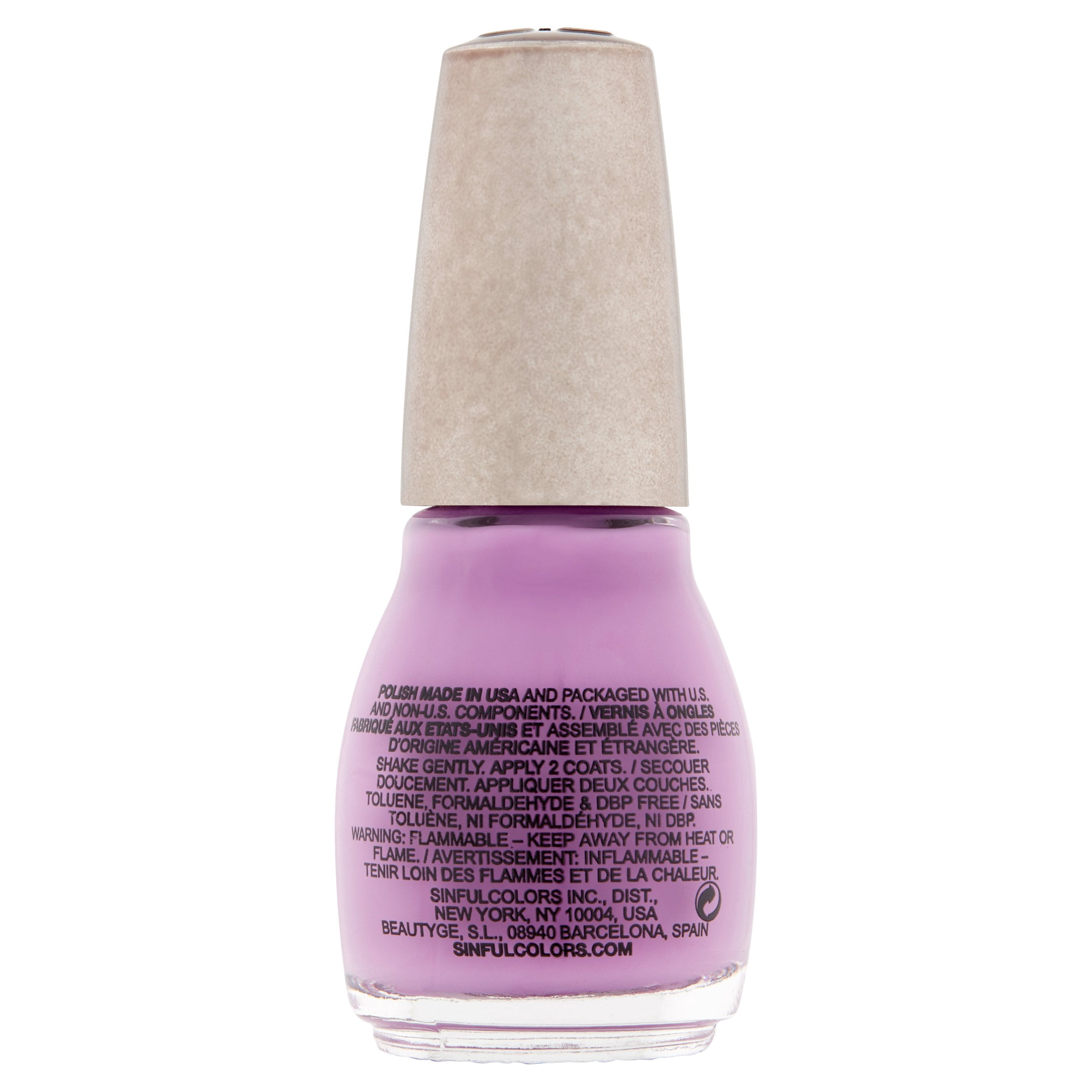 SinfulColors SinfulShine Step 1 Color Nail Color, Pragmatic, 0.5 fl oz