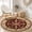 Color 1, variant on SPXUBZ Velvet Round Area Rug Wine Red Cream Palace Medallion Circular Floor Mat Soft Non-Slip Accent Carpet for Living Room Bedroom Vintage Boho Home Decor Throw Rug