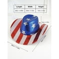 thumbnail image 5 of Uxgjfwu 4th of July Cowboy Hat - Patriotic American Flag Design Festival Party Hat for Independence Day Celebrations, 5 of 9