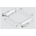 thumbnail image 3 of Blum 773M50S0S-SW Legrabox 20" L X 3-9/16" H Full Extension Concealed Drawer System Kit -, 3 of 6