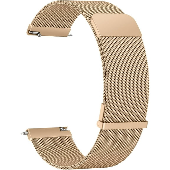 REQO Metal Watch Bands, 20mm 22mm Quick Release Watch Strap, Stainless Steel Mesh Replacement band for Women Men