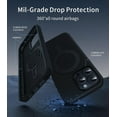 thumbnail image 3 of Phone Case for Heat Dissipation Magnetic: Effective Cooling Down iPhone 15 Pro Max - Protective Black Case, 3 of 7