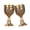 2, variant on lanema Antique 25ml Shot Glass with Engrave Castles Pattern Chalice Cup For Home Decors