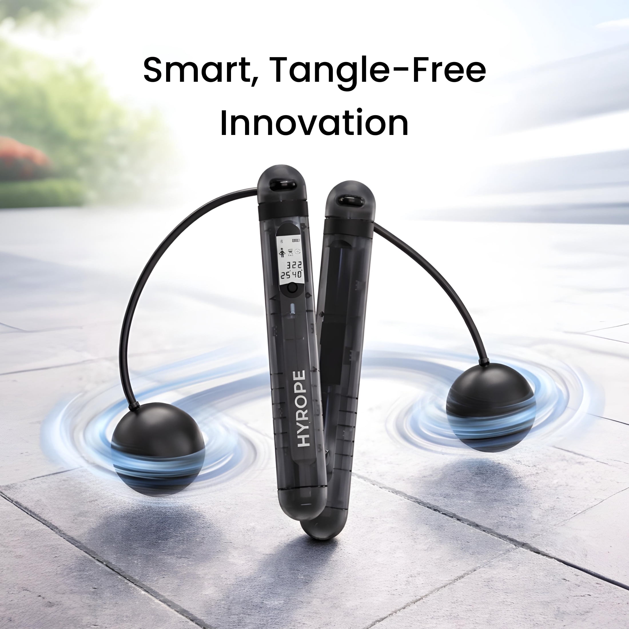 Smart Jump Rope with AI Powered Fitness Tracking,  Lifetime Fitness App Access, Adjustable for Men, Women, Cardio Workout, Weight Loss, Home Gym Exercise Equipment, Cordless Skipping Balls Included